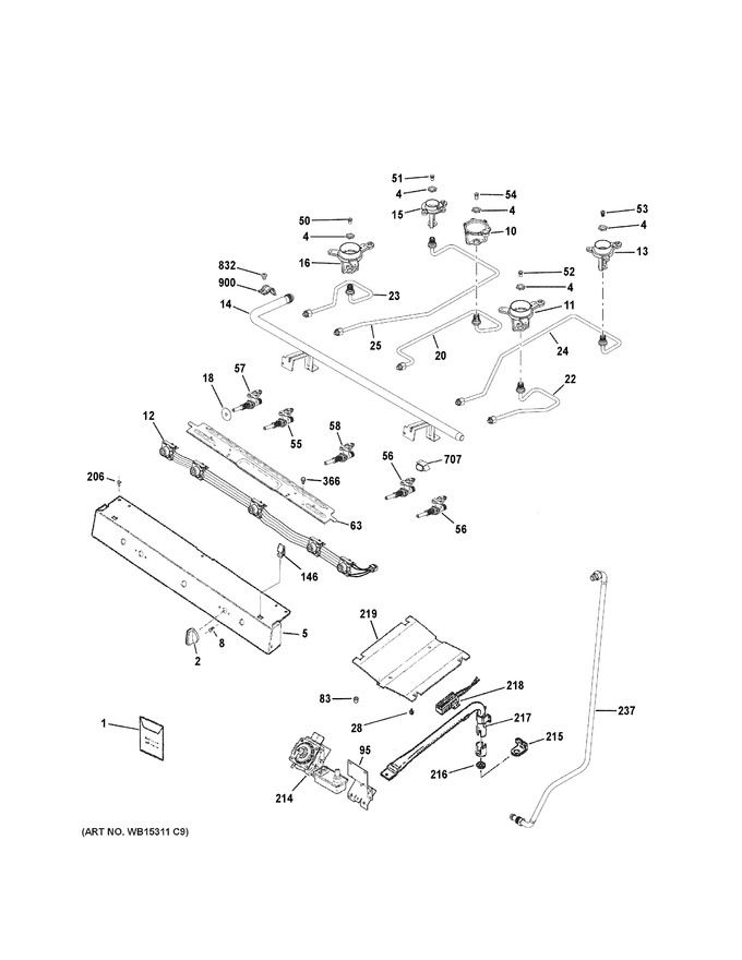 Diagram for JGBS66FEK1DS