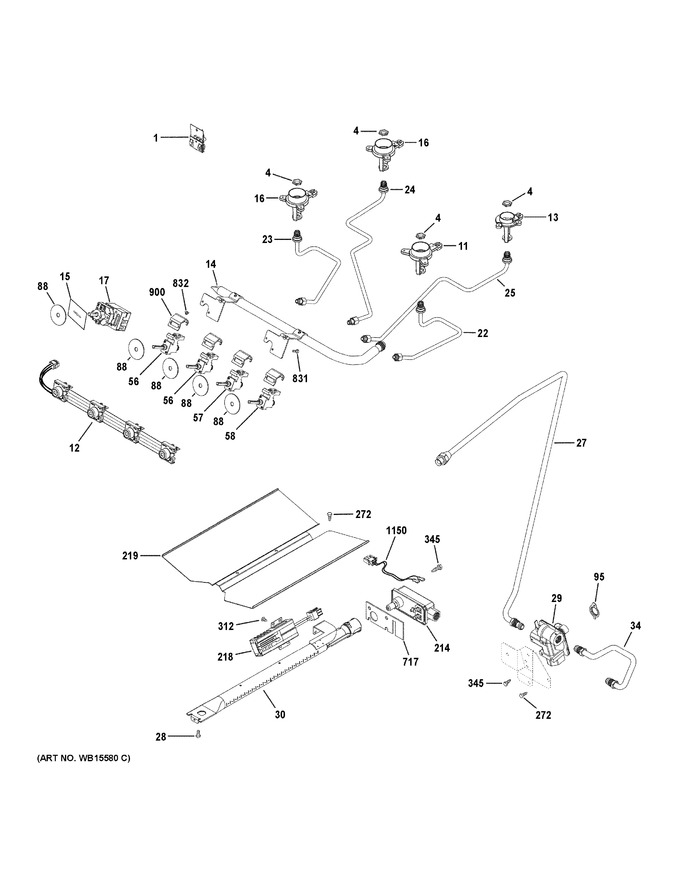 Diagram for RGAS200DM1WW
