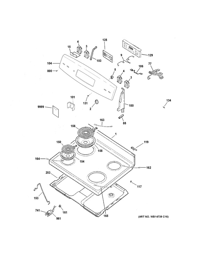 Diagram for JB256DM1BB