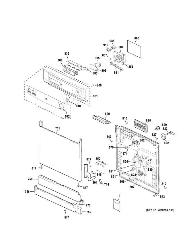 Diagram for GSD3340K55SA