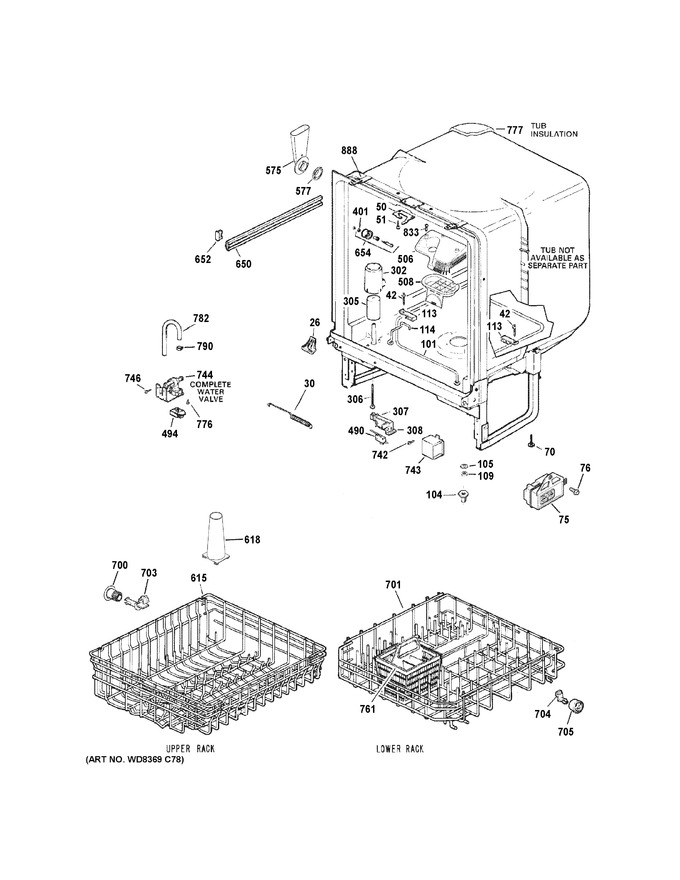 Diagram for GSD3300K55BB
