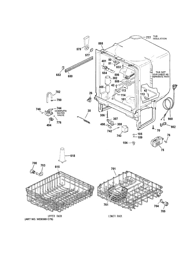 Diagram for GSD3301K55BB