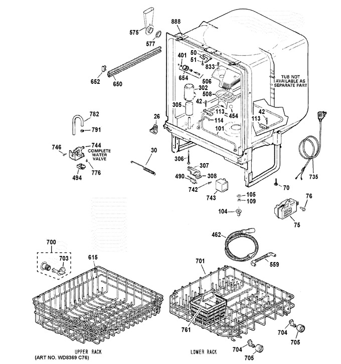 Diagram for GSD2101V55BB