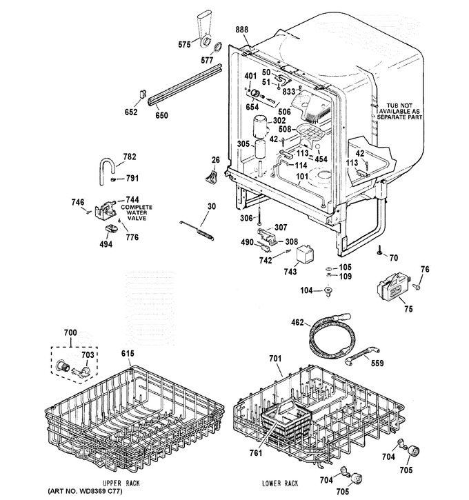 Diagram for GSD2100V55CC