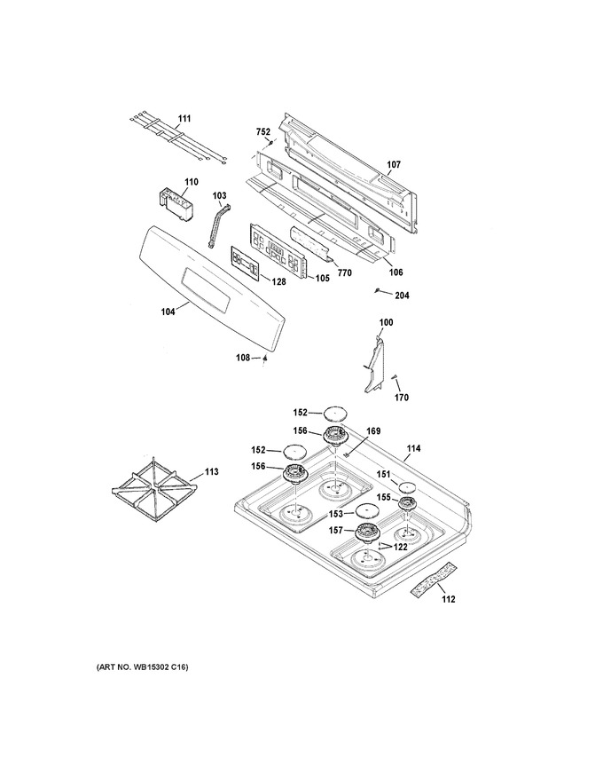 Diagram for JGB635DEK3CC