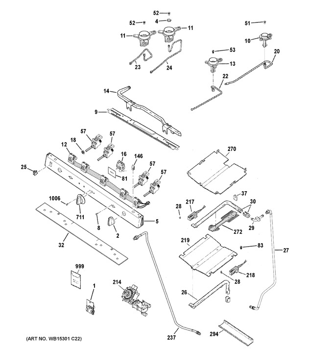 Diagram for JGB450DEK2WW