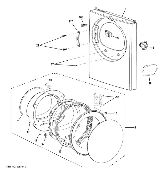 Diagram for GFD14ESSN0WW