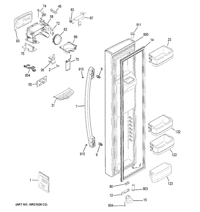 Diagram for GSS25GGHLCWW