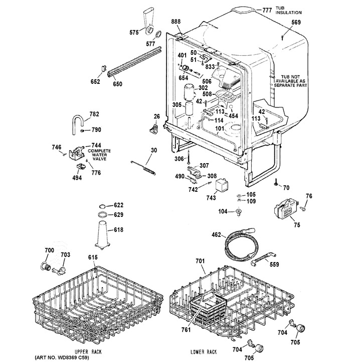 Diagram for HDA3600H55BB
