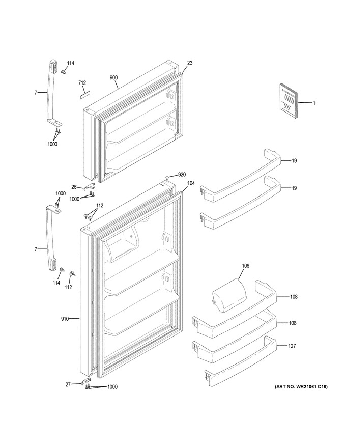 Diagram for XTS18GTHSRWW
