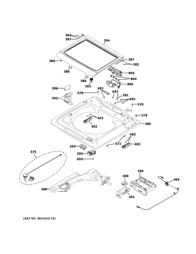 Diagram for GTW845CSN0WS