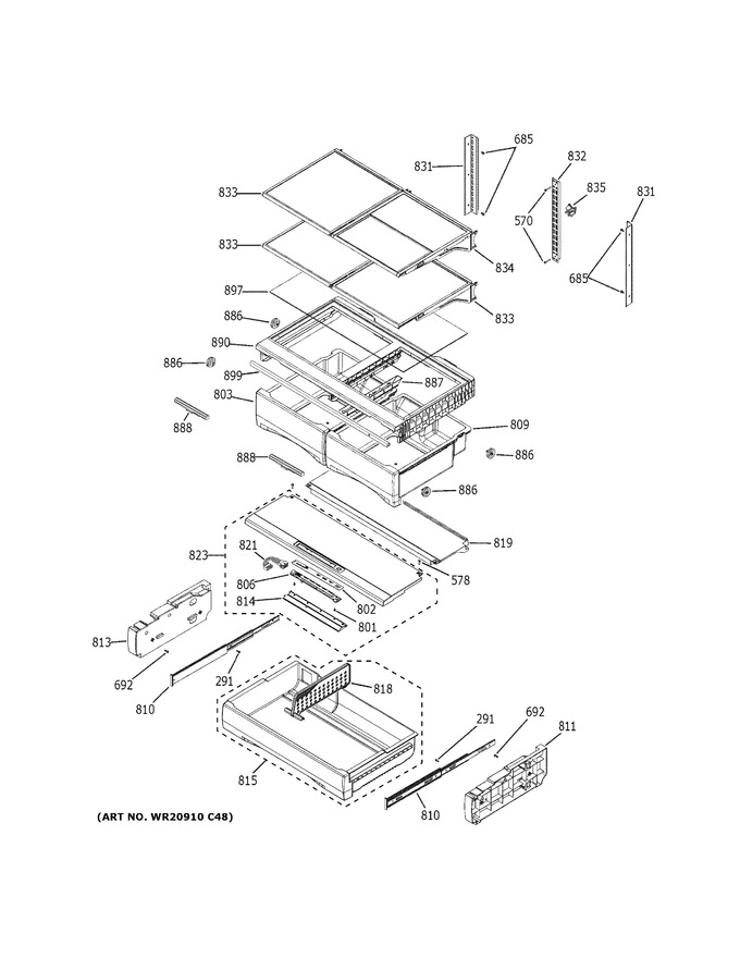Diagram for GFE28HSKMSS