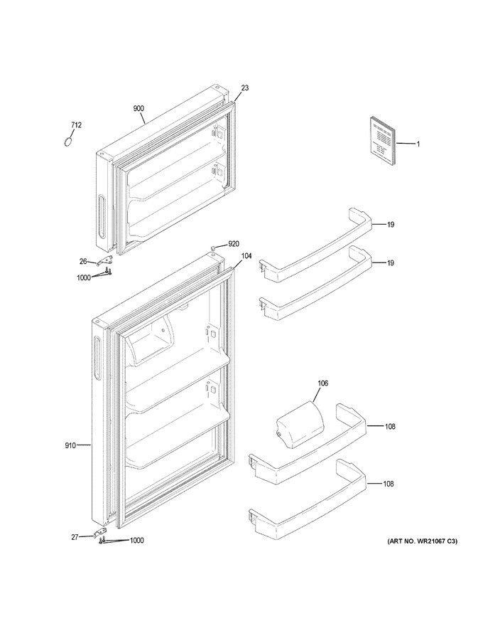 Diagram for GPE17CTNBRWW