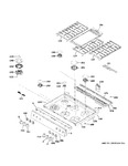 Diagram for Control Panel & Cooktop