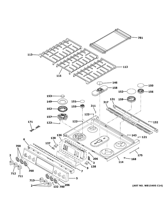 Diagram for PGS930BEL3TS