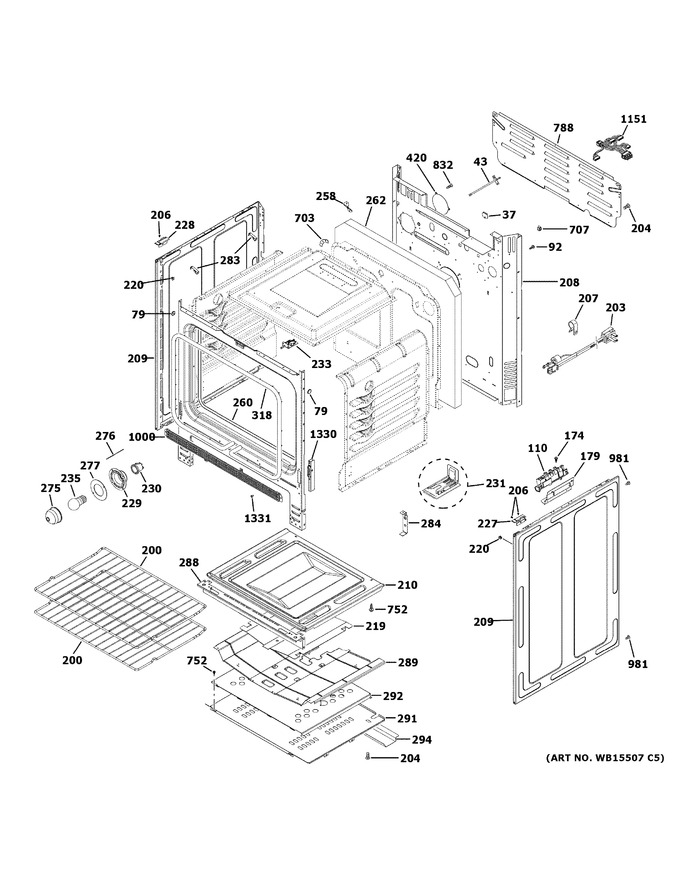 Diagram for JGSS66FEL2DS