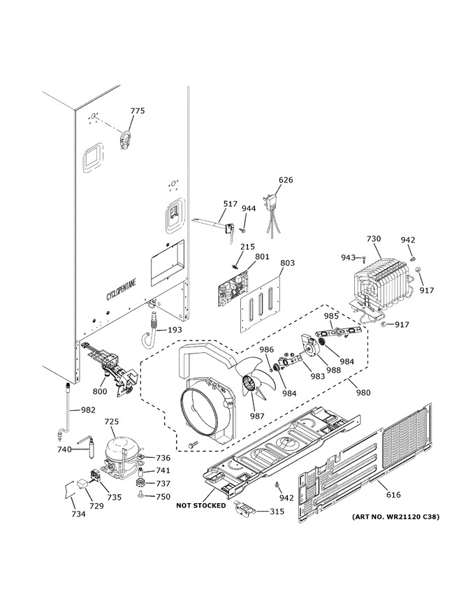 Diagram for GWE19JGLKFWW