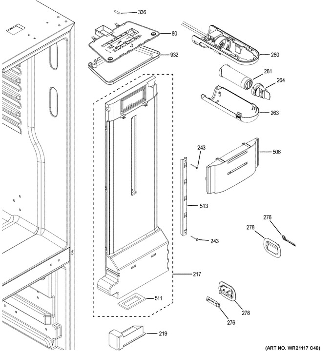 Diagram for XFE26JSMKFSS