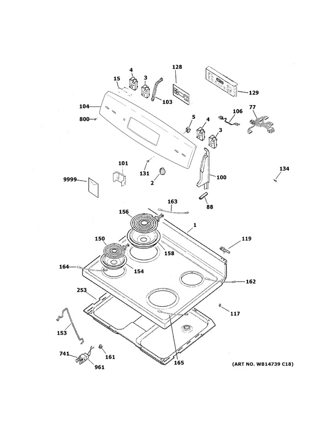 Diagram for JB256DM2WW
