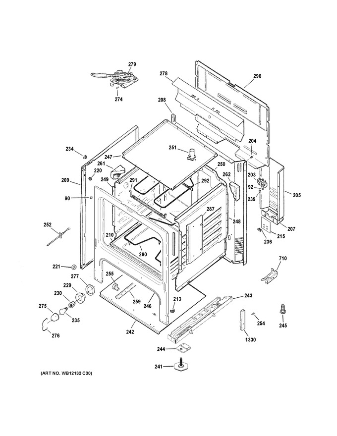 Diagram for JB256DM2WW