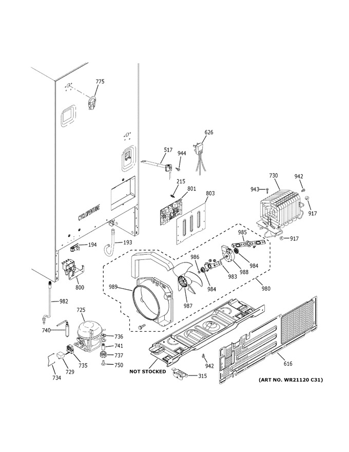 Diagram for GDE25ESKLRSS