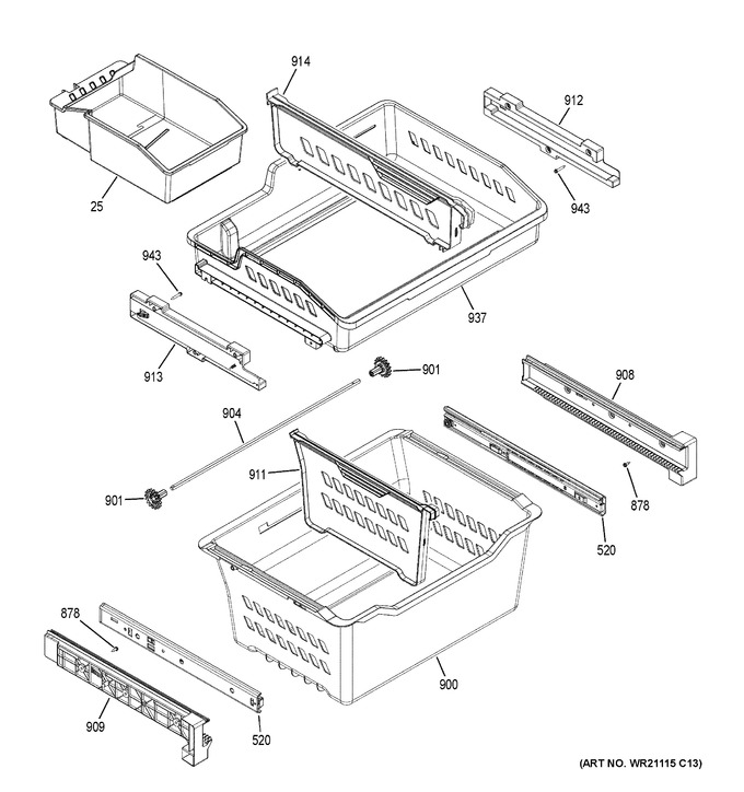 Diagram for GNE25JGKLFWW