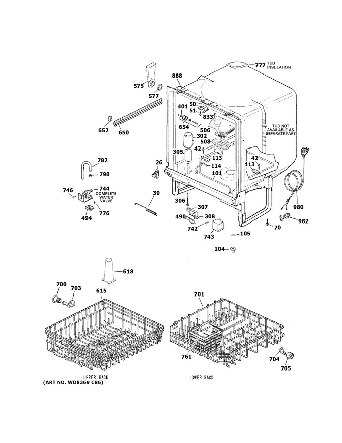 Diagram for GSD3301K65BB