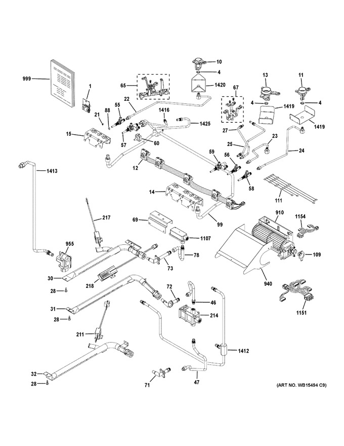 Diagram for PGS960SEL4SS