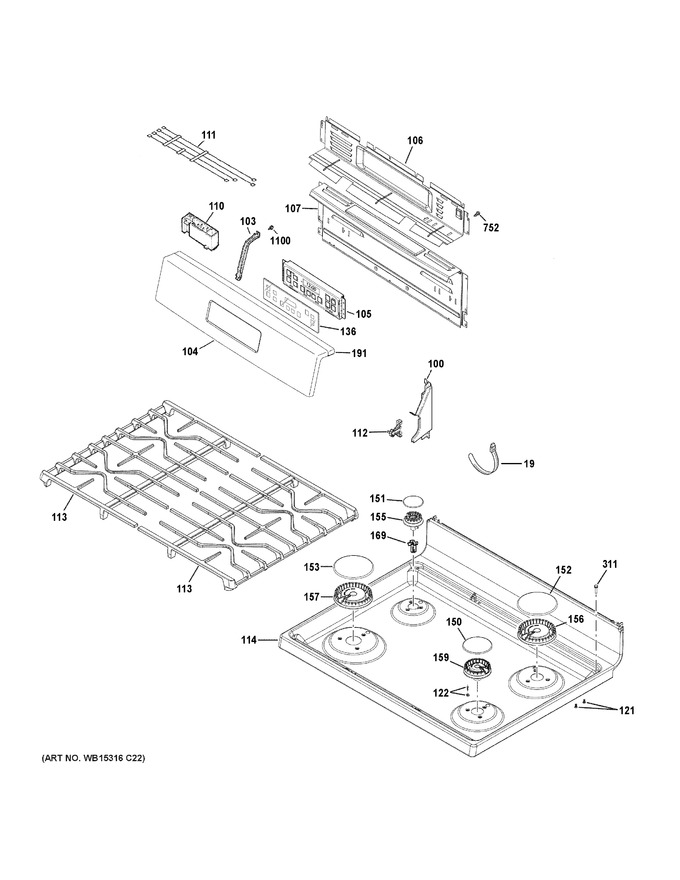 Diagram for JGBS62REK2SS
