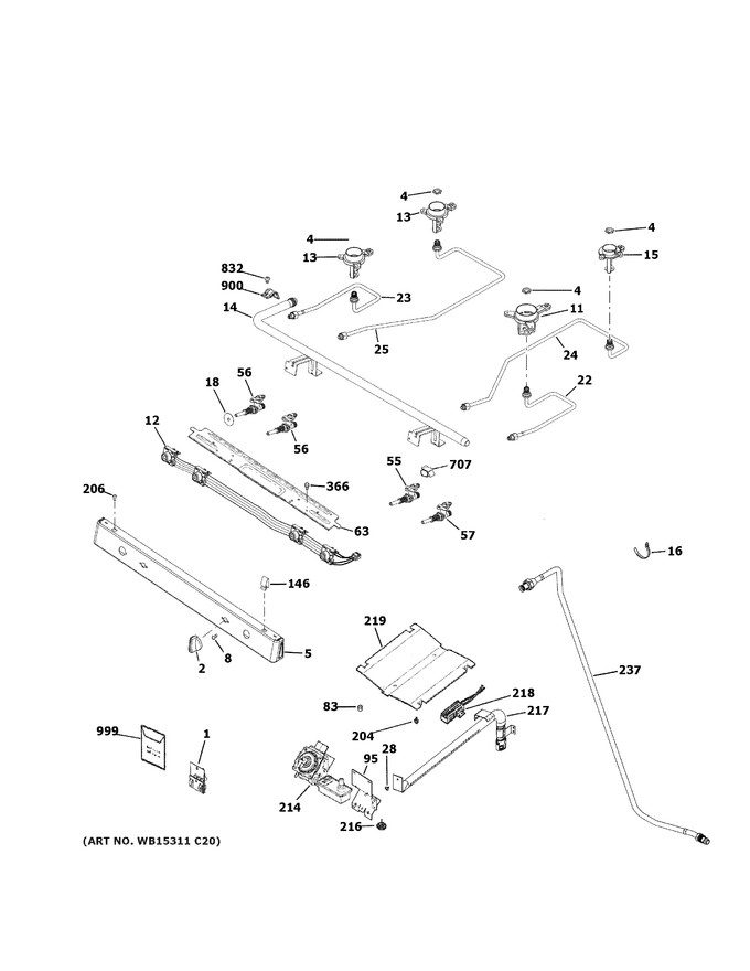 Diagram for JGBS61DP1WW