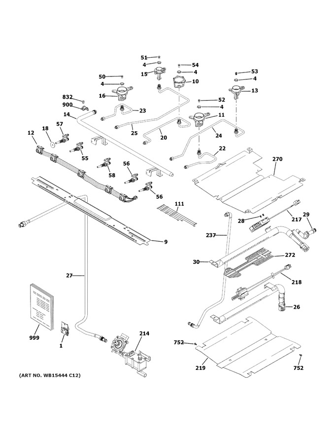 Diagram for JGB700DEJ5WW