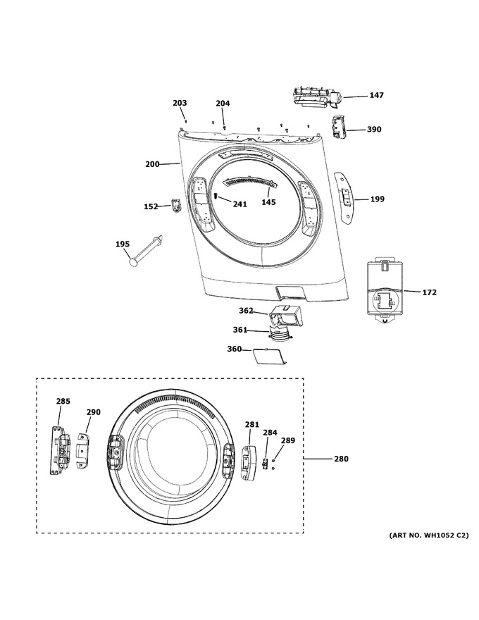 Diagram for GFW850SSN1WW