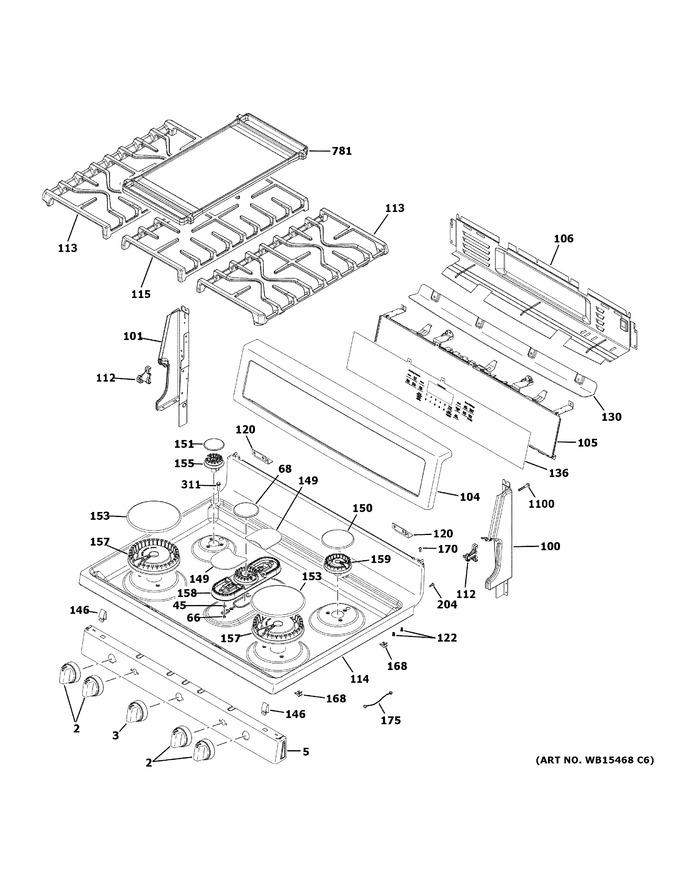 Diagram for PGB960EEJ5ES