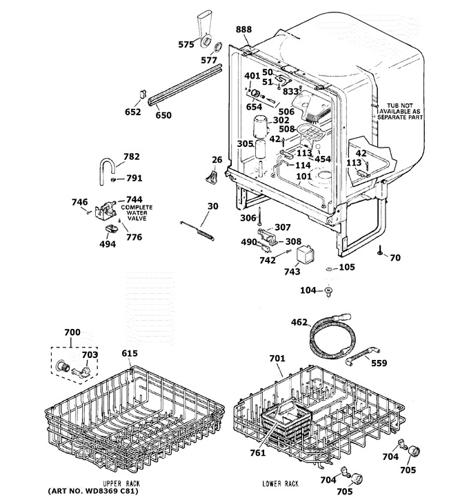 Diagram for GSD2100V70WW