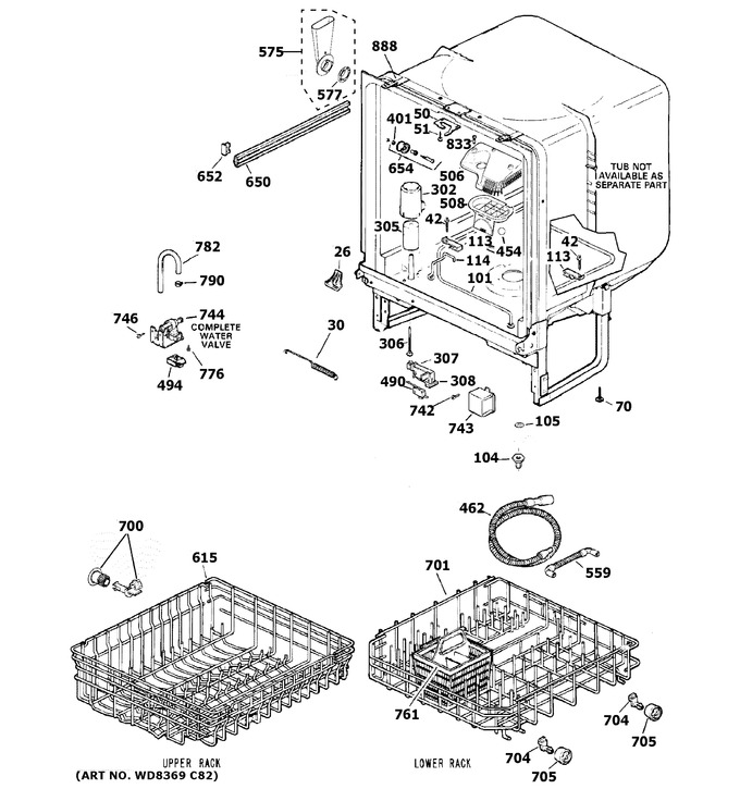 Diagram for GSM2200V70BB