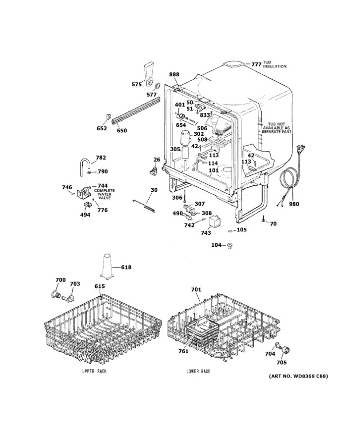 Diagram for GSD3361K70SS
