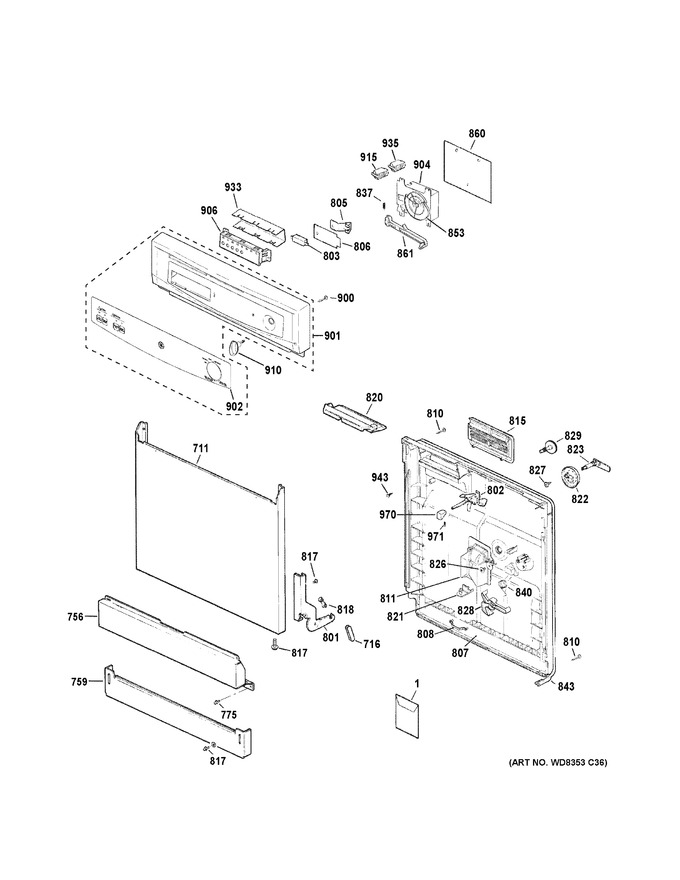 Diagram for GSD3360K70SS