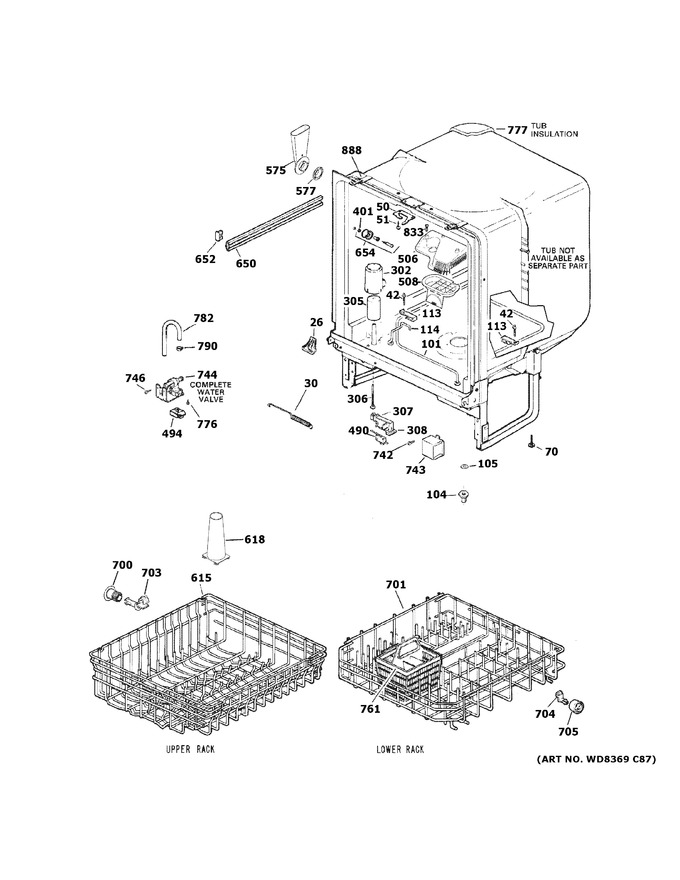 Diagram for GSD3360K70SS