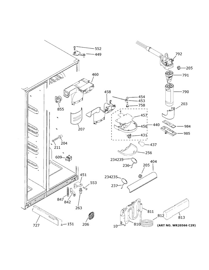 Diagram for GSS25CGHRCBB
