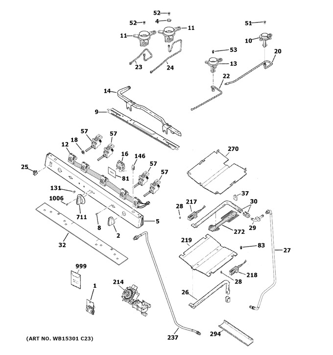 Diagram for JGB450DEK4WW