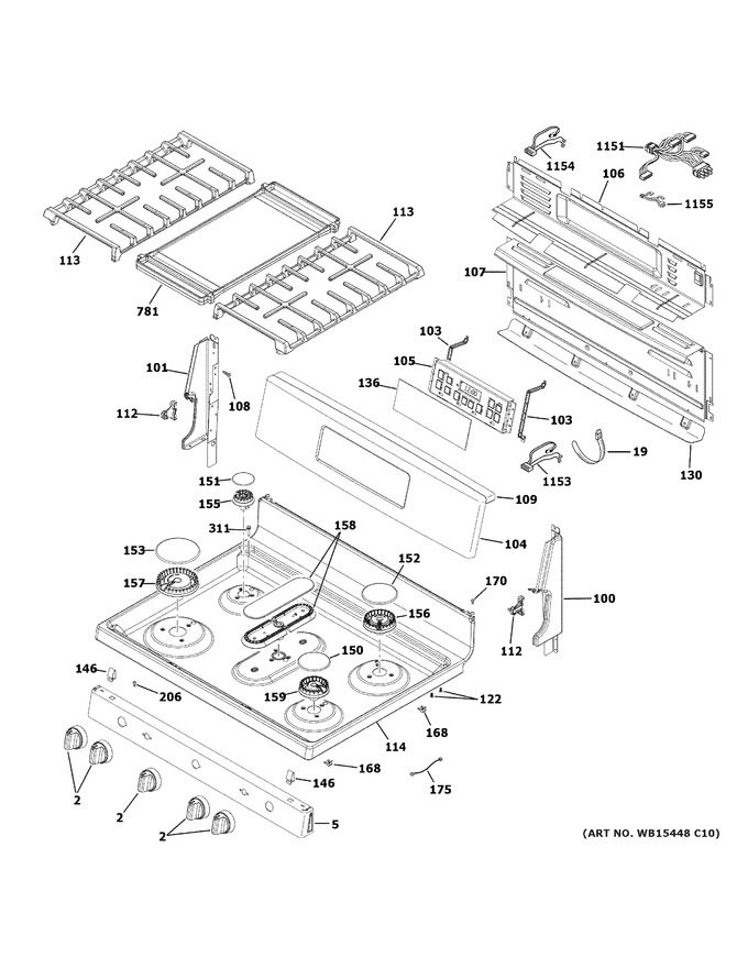 Diagram for JGB660YP1FS