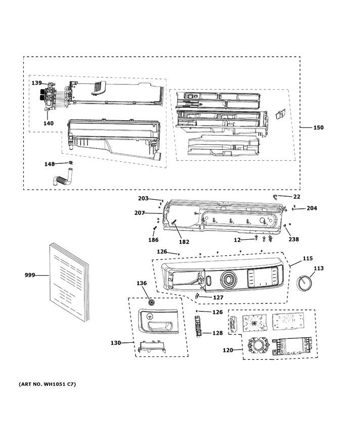 Diagram for GFW510SCN1WW