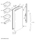 Diagram for Fresh Food Door - Lh