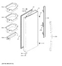 Diagram for Fresh Food Door - Lh