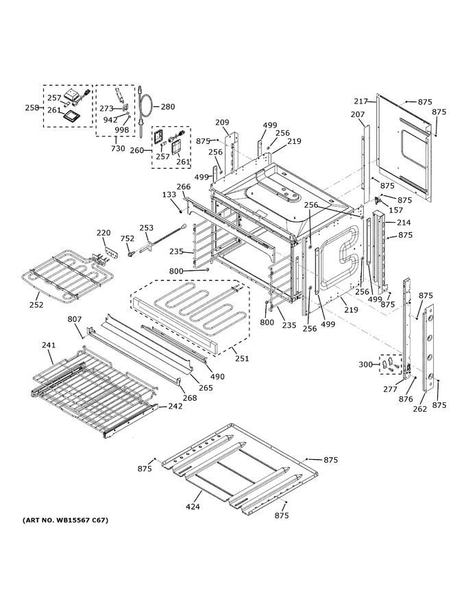 Diagram for PT9800SH9SS