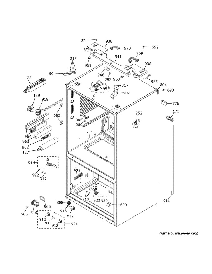 Diagram for GFD28GMLKES