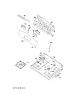 Diagram for Control Panel & Cooktop