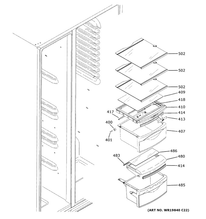 Diagram for GSS25GGPECWW