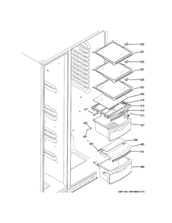 Diagram for GSS25CGHWCBB