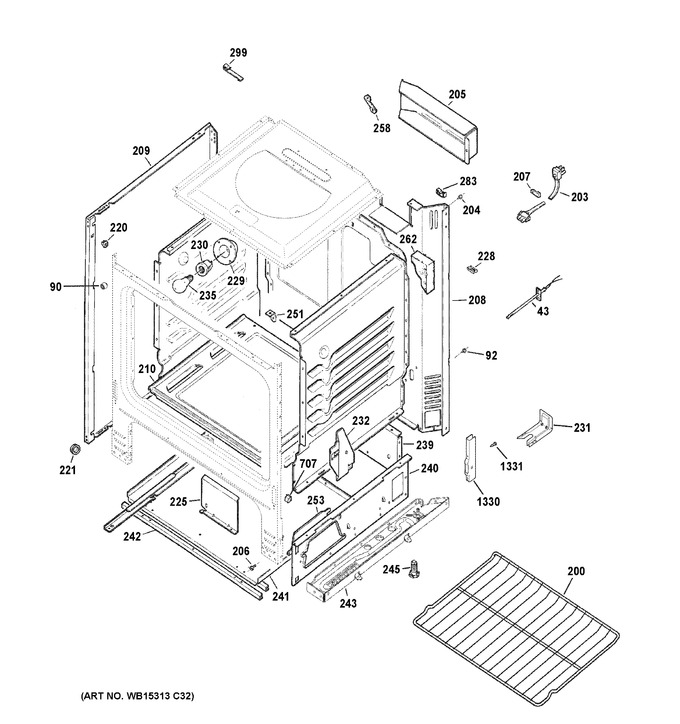 Diagram for XGBS400DM2WW